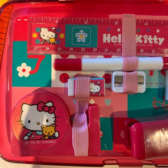Lot of 3 items Hello Kitty Stationary Set Japan - Picture 5 of 13
